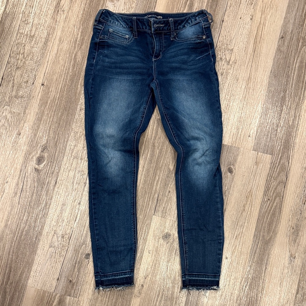 Maurices Dark Blue Skinny Jeans